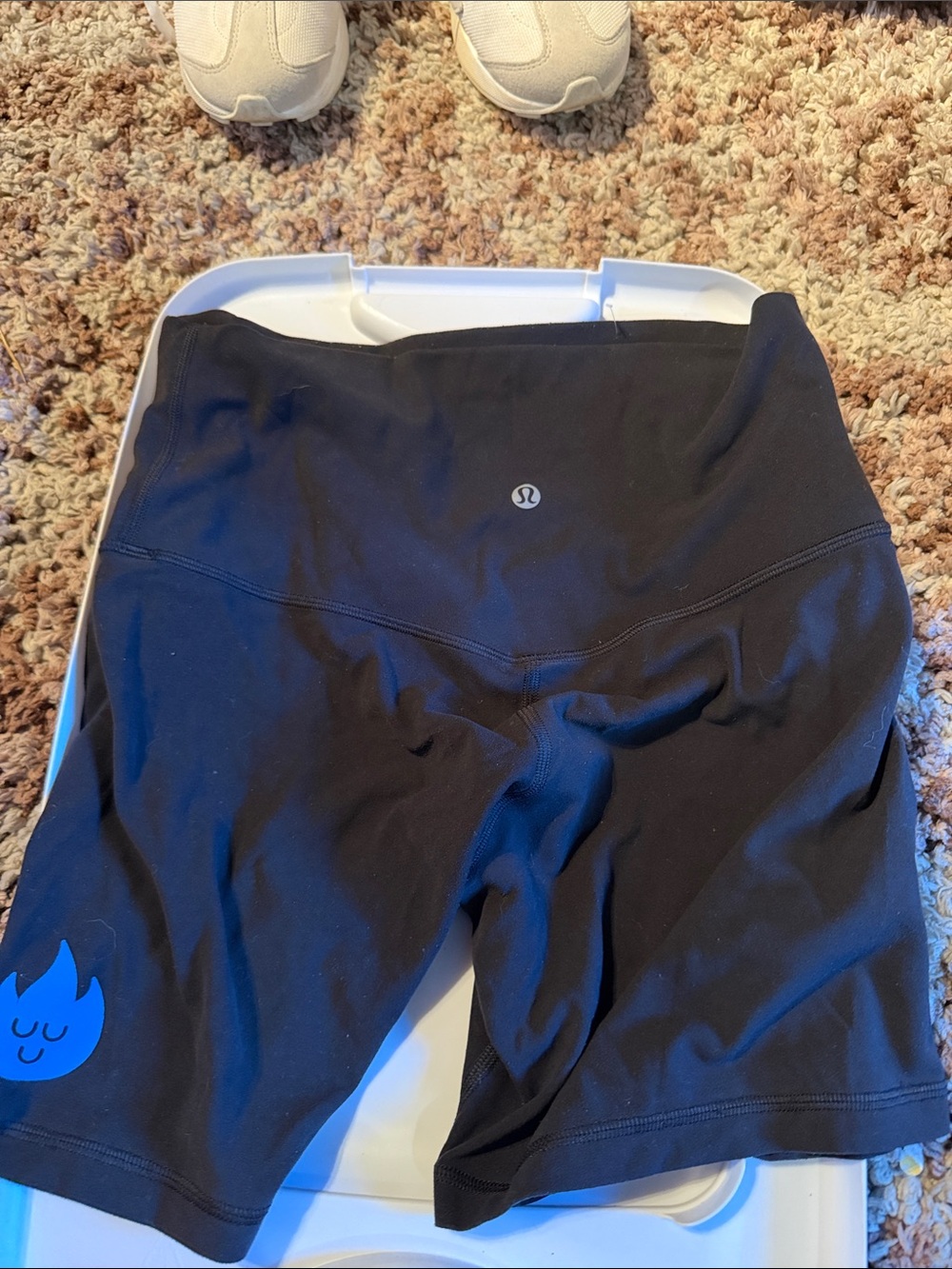 lululemon athletica Black Athletic Bike Shorts